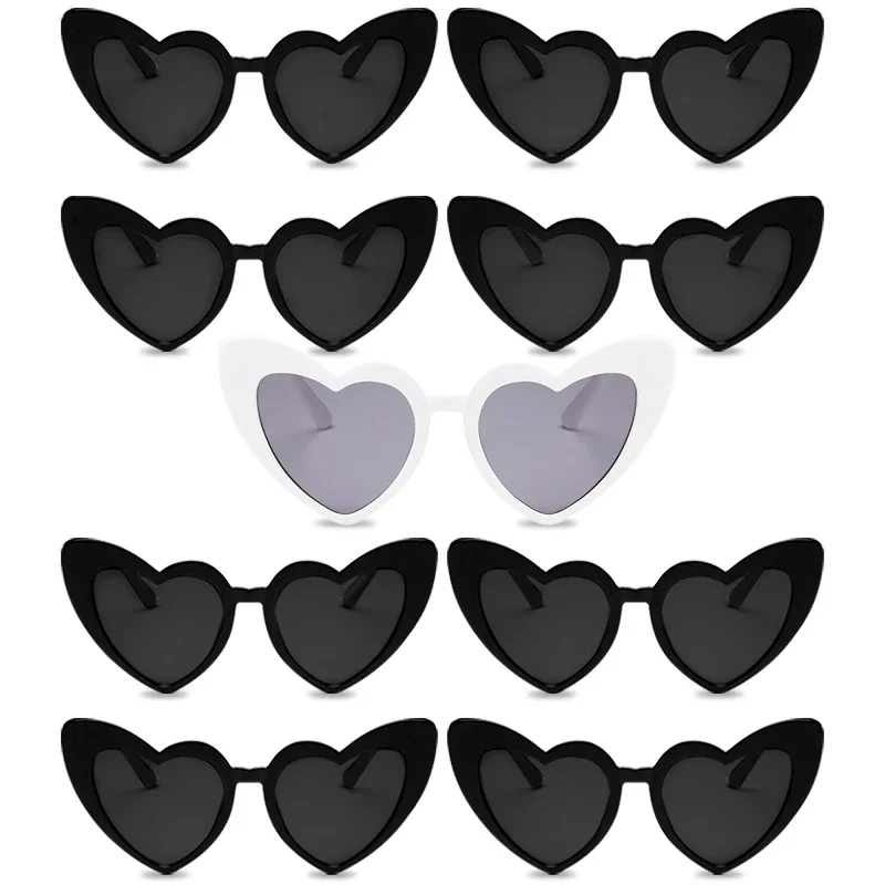 Wedding Supply Decor - แว่นตากันแดดรูปหัวใจสำหรับปาร์ตี้สละโสด, แว่นตาเลี้ยงไก่อุปกรณ์สำหรับเจ้าสาวตกแต่งงานเลี้ยงสละโสด