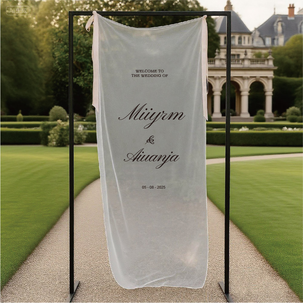 Champagne Tower Set - ป้ายแต่งงานโปร่งใสสไตล์โรแมนติก, ของขวัญผ้าไหมสีขาว, ป้ายต้อนรับงานแต่งงาน, ป้ายแต่งงานผ้าทูลล์กลางแจ้งสไตล์โมเดิร์น, ของตกแต่งงานแต่งงานแบบส่วนตัว, ป้ายงานหมั้น
