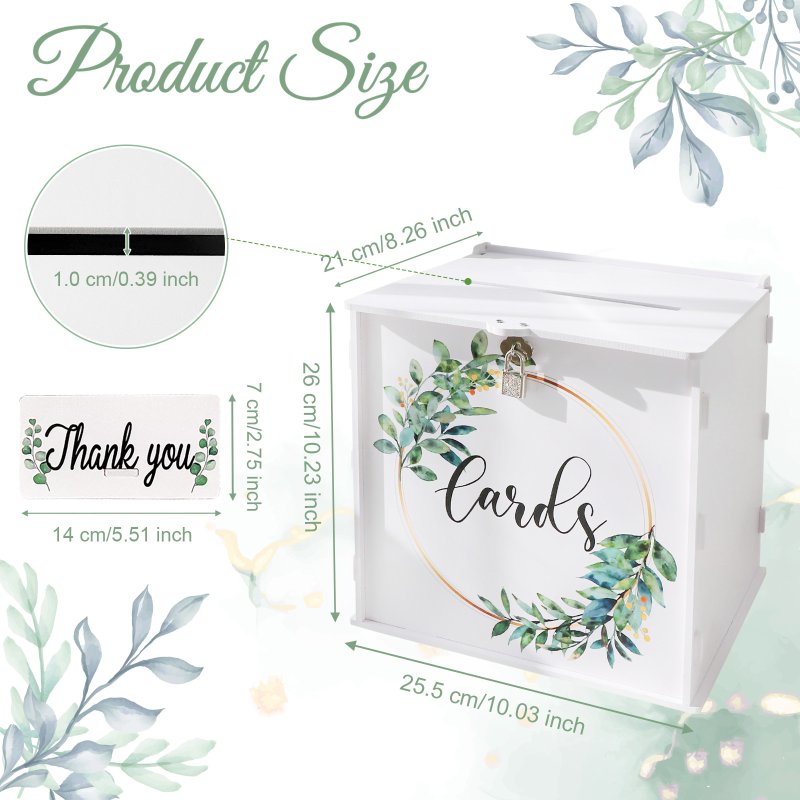 กล่องใส่การ์ดแต่งงานพร้อมกุญแจ - Wedding Card Box บทวิจารณ์และราคา