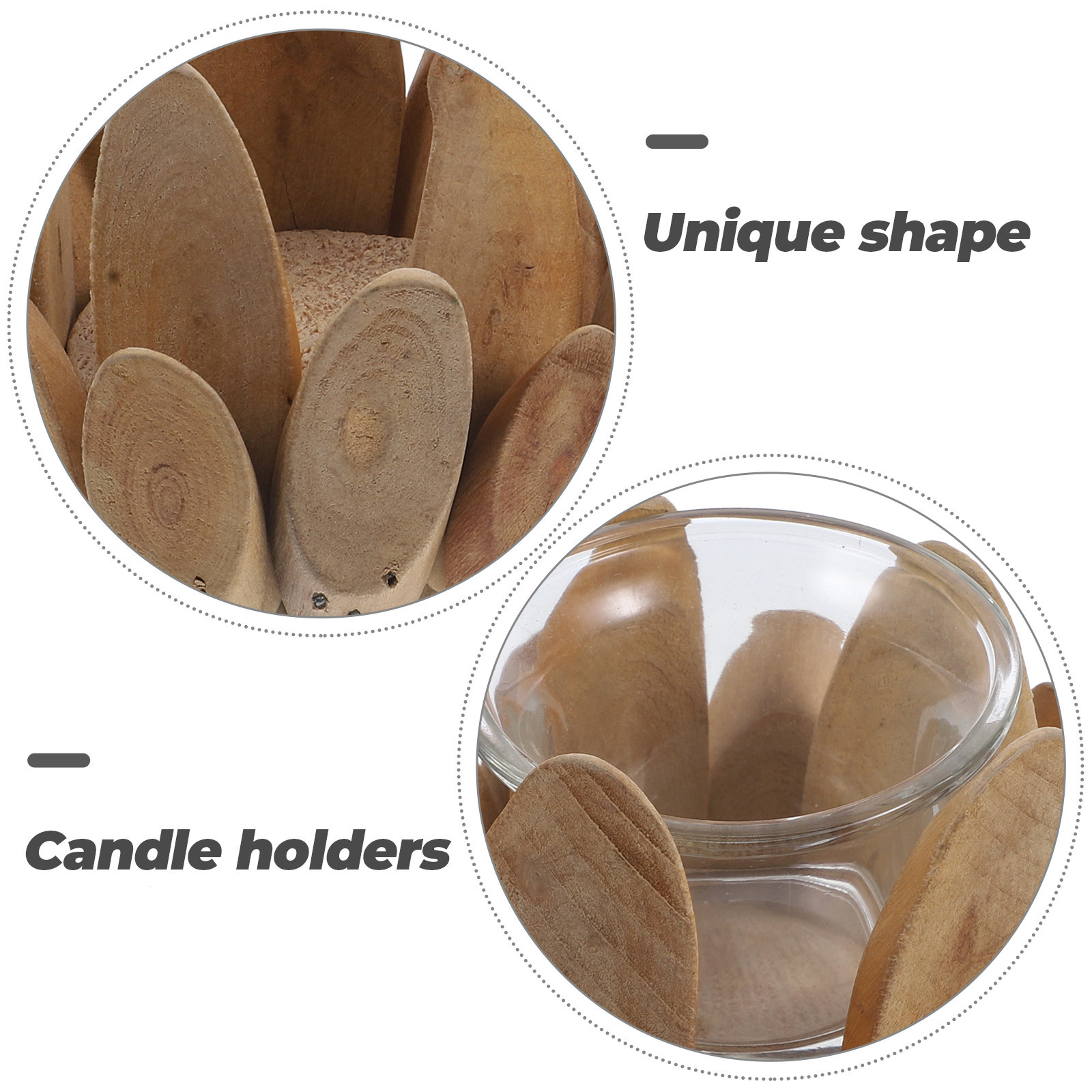 ที่วางเทียนรูปดอกบัวไม้ สไตล์ว - Wedding Supply Decor บทวิจารณ์และราคา