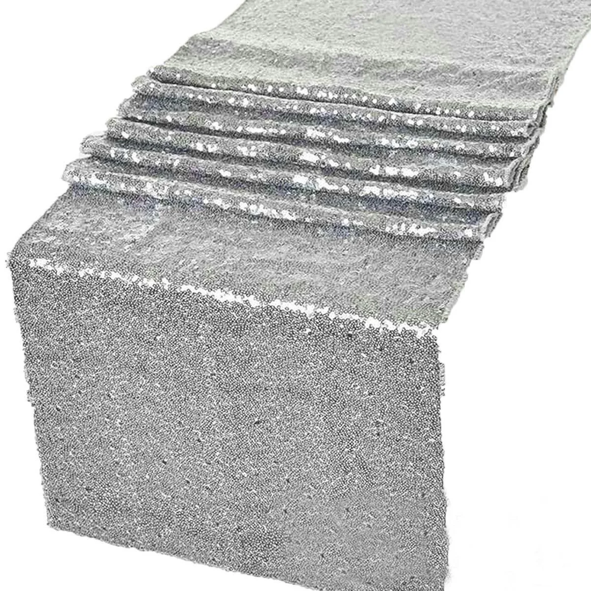 ผ้าปูโต๊ะปักเลื่อมสำหรับงานเลี - Table Runner Sequin บทวิจารณ์และราคา