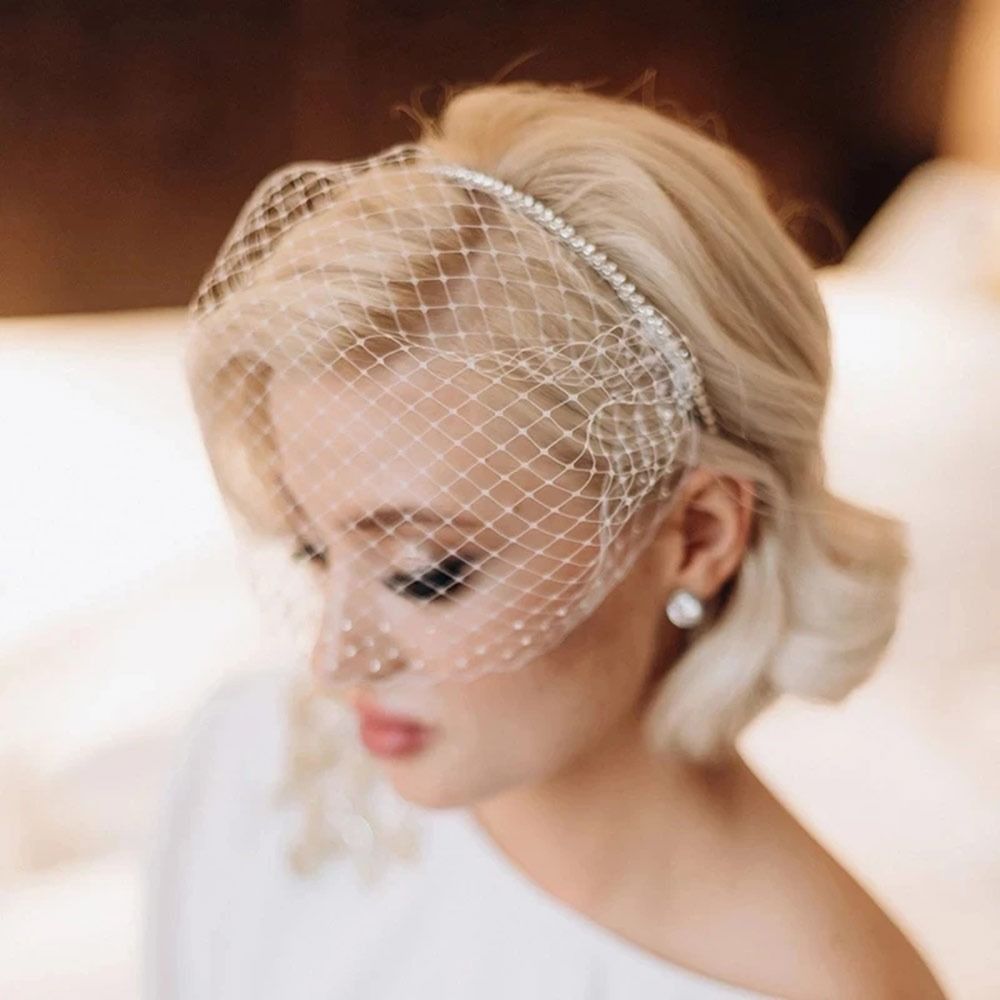เครื่องประดับผม ผ้าคลุมผม ที่ค - Wedding Dress Supply บทวิจารณ์และราคา