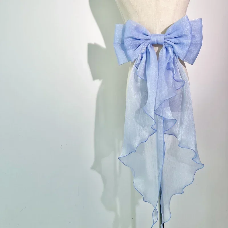 ผลกําไรในรอบโบว์เงาผ้าไหม Doub - Wedding Dress Supply บทวิจารณ์และราคา