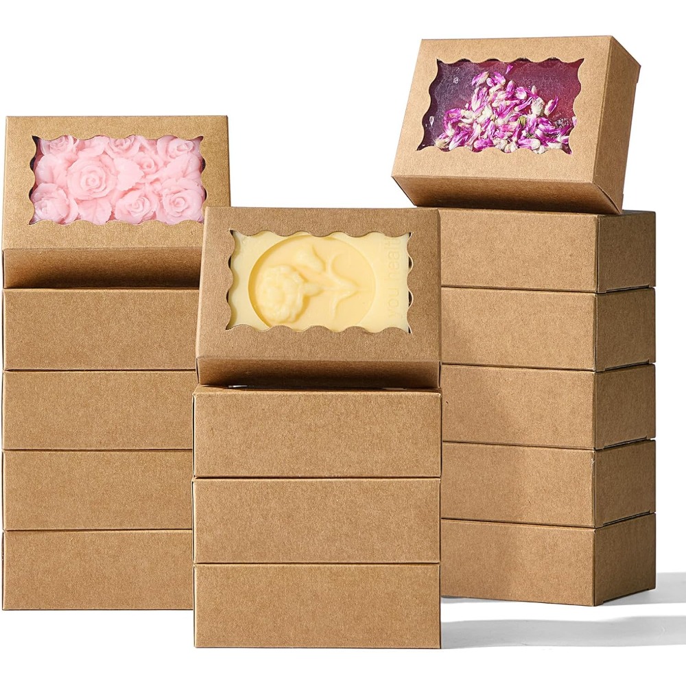 กล่องสบู่กระดาษคราฟท์ 40 ชิ้น  - Wedding Favor Box บทวิจารณ์และราคา