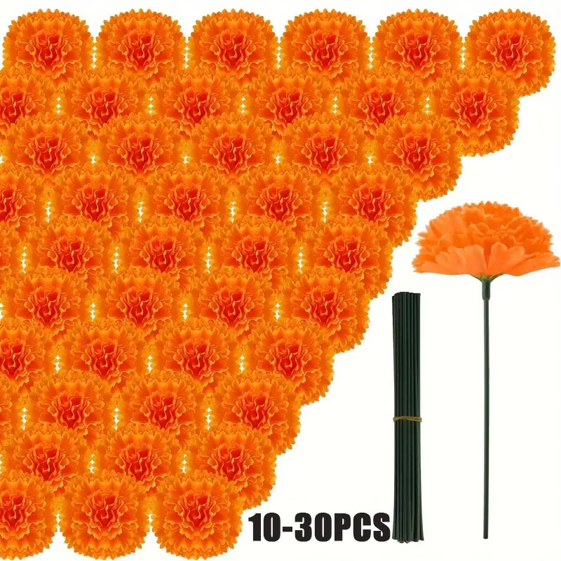 ดอกคาร์เนชั่นปลอม 10-30 ชิ้น ส - Indian Wedding Decor Supply บทวิจารณ์และราคา