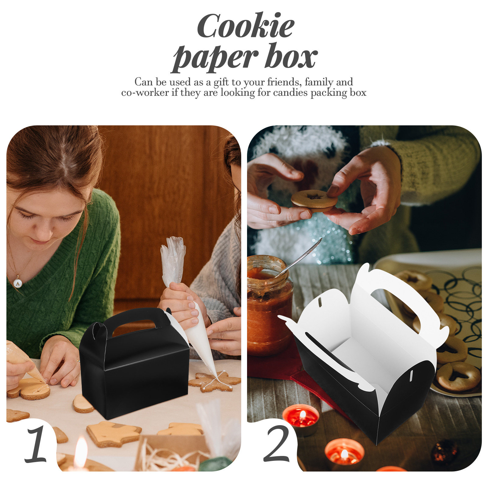 10 ชิ้นกล่องกระดาษแข็งสำหรับใส - Wedding Favor Box บทวิจารณ์และราคา