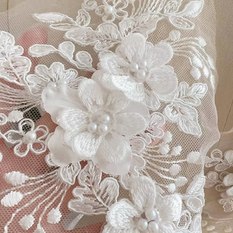 2 ชิ้น = 1 คู่, ลูกไม้ปักลายเช - Wedding Dress Supply บทวิจารณ์และราคา