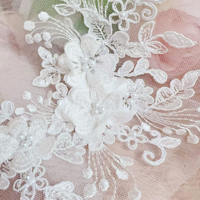 2 ชิ้น = 1 คู่, ลูกไม้ปักลายเช - Wedding Dress Supply บทวิจารณ์และราคา