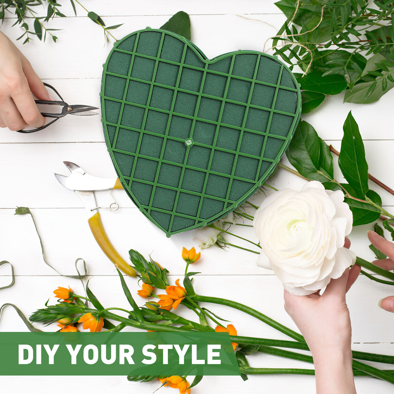ถาดโฟมดอกไม้ 2 ชิ้น พร้อมฐานพล - Wedding Supply Decor บทวิจารณ์และราคา