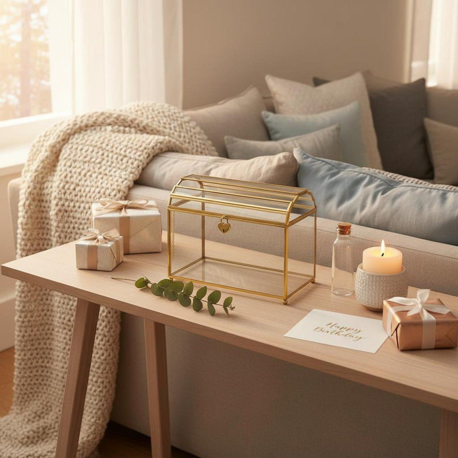 กล่องใส่การ์ดแต่งงานแบบโปร่งใส - Wedding Card Box บทวิจารณ์และราคา