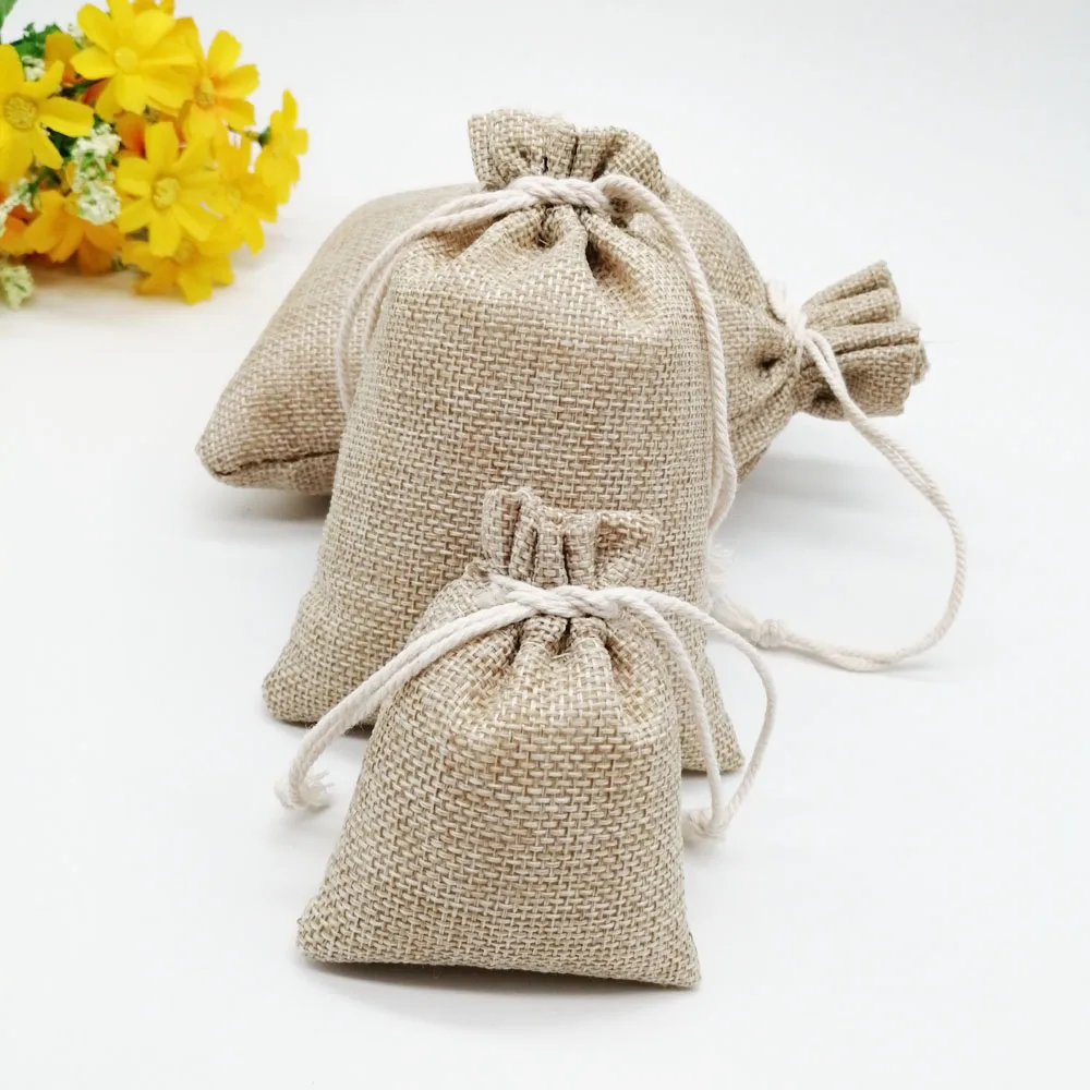 7x9 ซม.คริสต์มาส Hessian กระสอ - Wedding Solution บทวิจารณ์และราคา