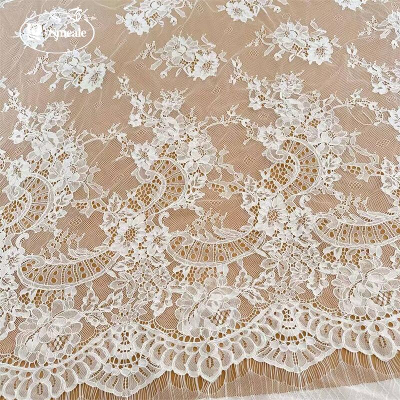 3 เมตร ผ้าลูกไม้ปักลายขอบแบบทำ - Wedding Dress Supply บทวิจารณ์และราคา