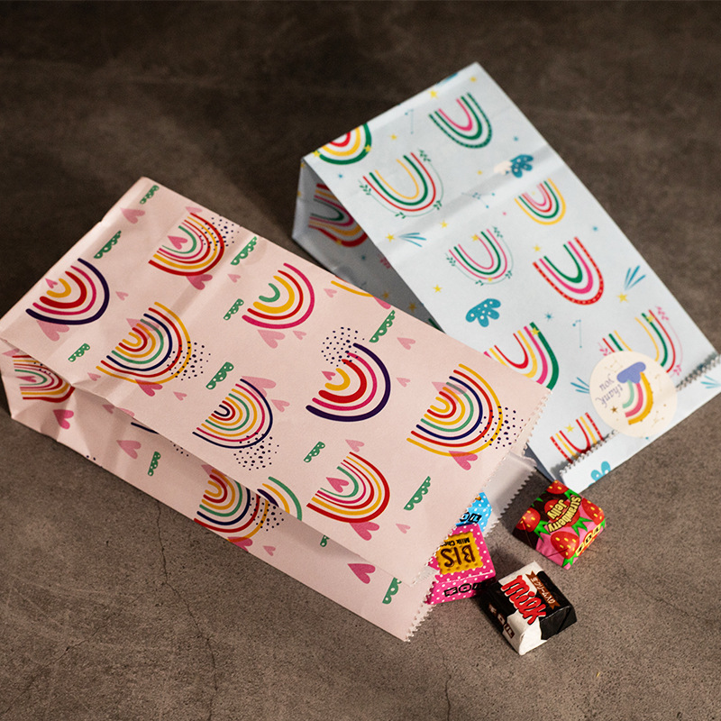 ถุงกระดาษขนาดเล็ก Rainbow พิมพ - Wedding Favor Box บทวิจารณ์และราคา
