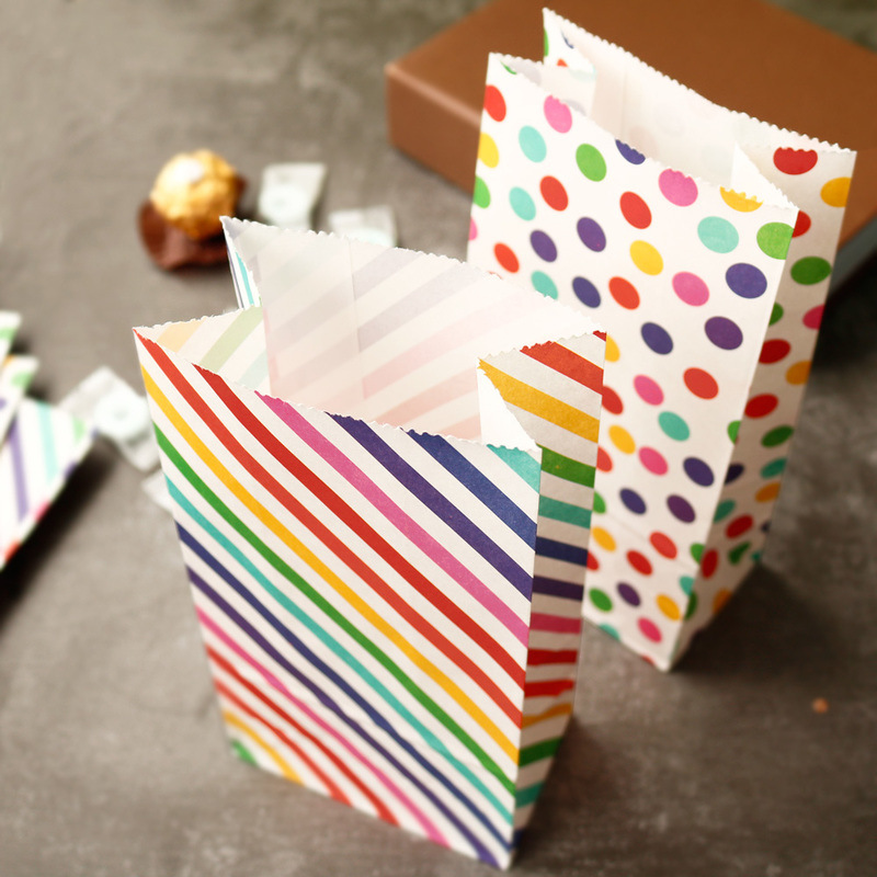 ถุงกระดาษขนาดเล็ก Rainbow พิมพ - Wedding Favor Box บทวิจารณ์และราคา