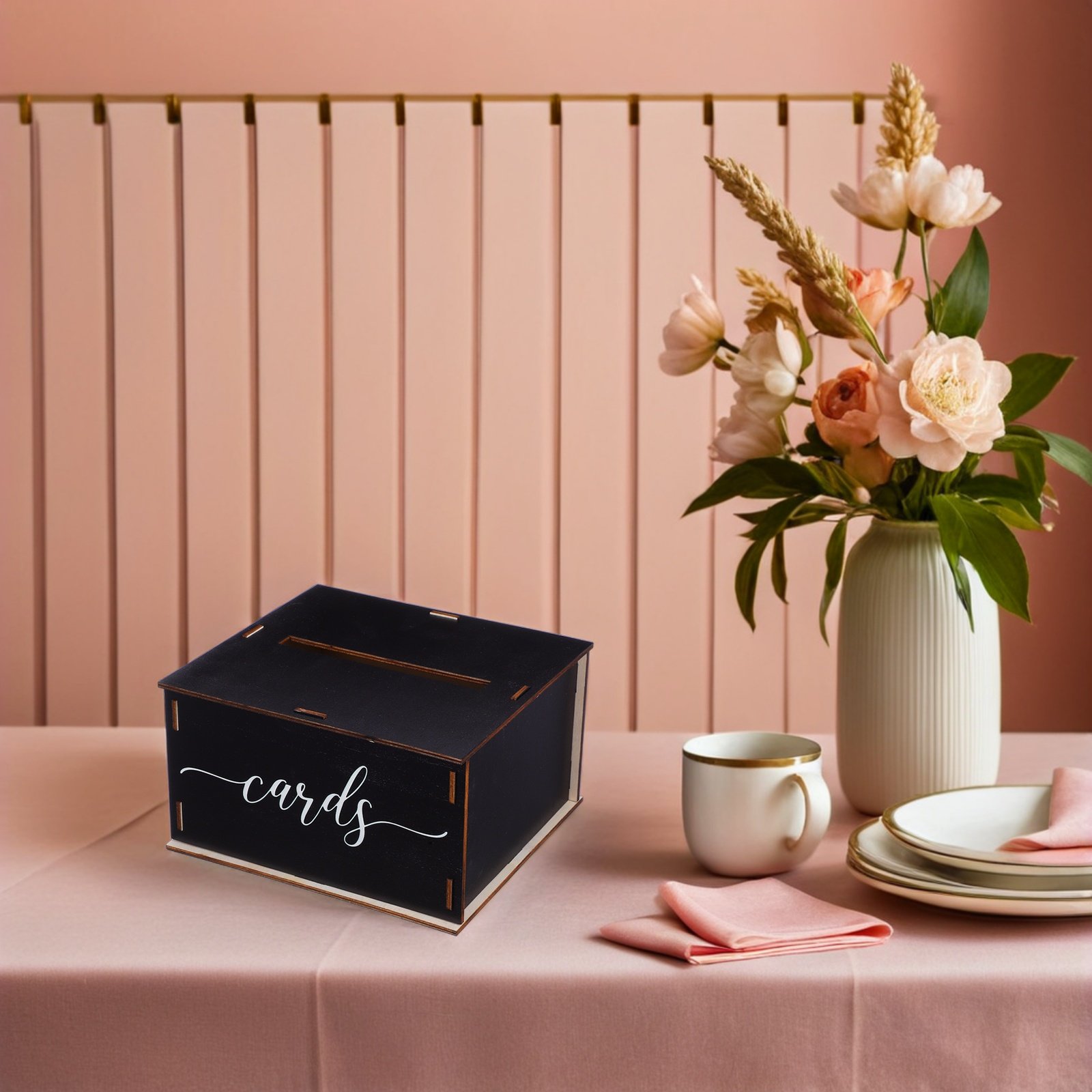 กล่องใส่การ์ดแต่งงานไม้แบบเรีย - Wedding Card Box บทวิจารณ์และราคา