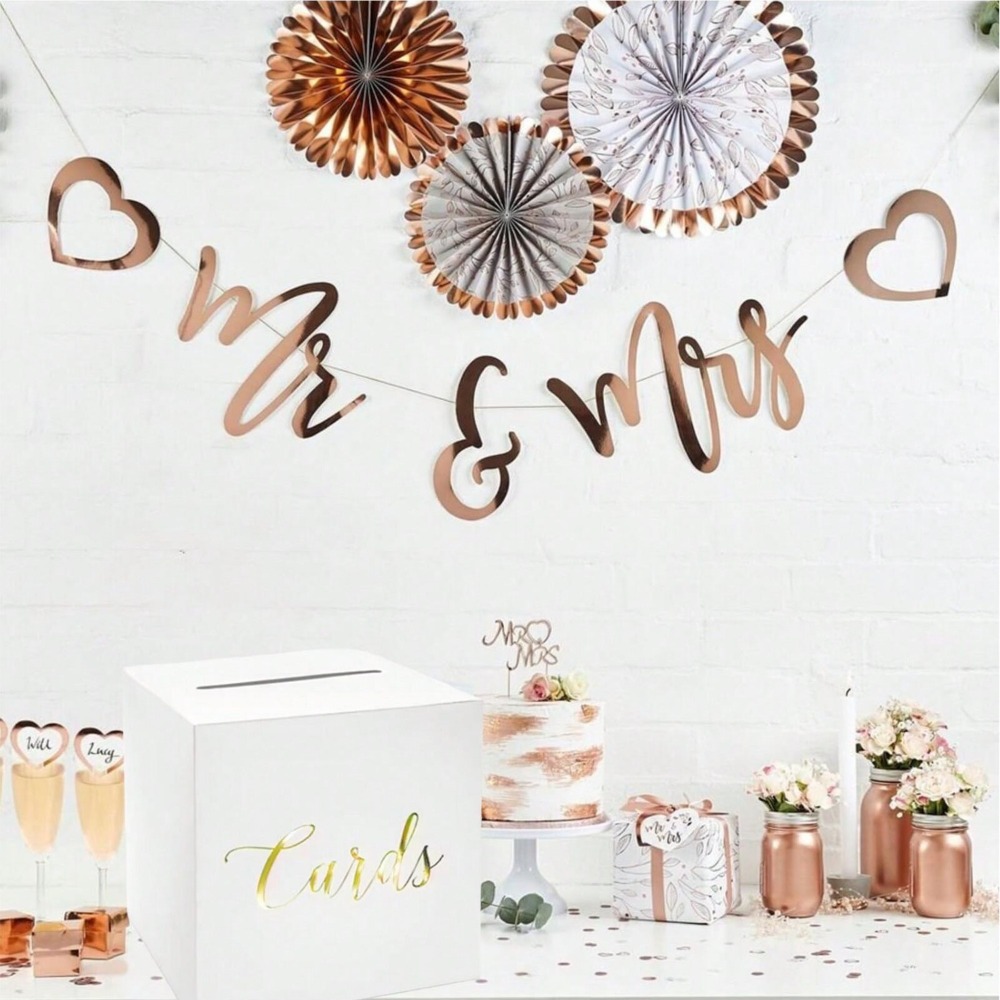 กล่องเก็บของ สีขาว สีดำ กล่องใ - Wedding Card Box บทวิจารณ์และราคา