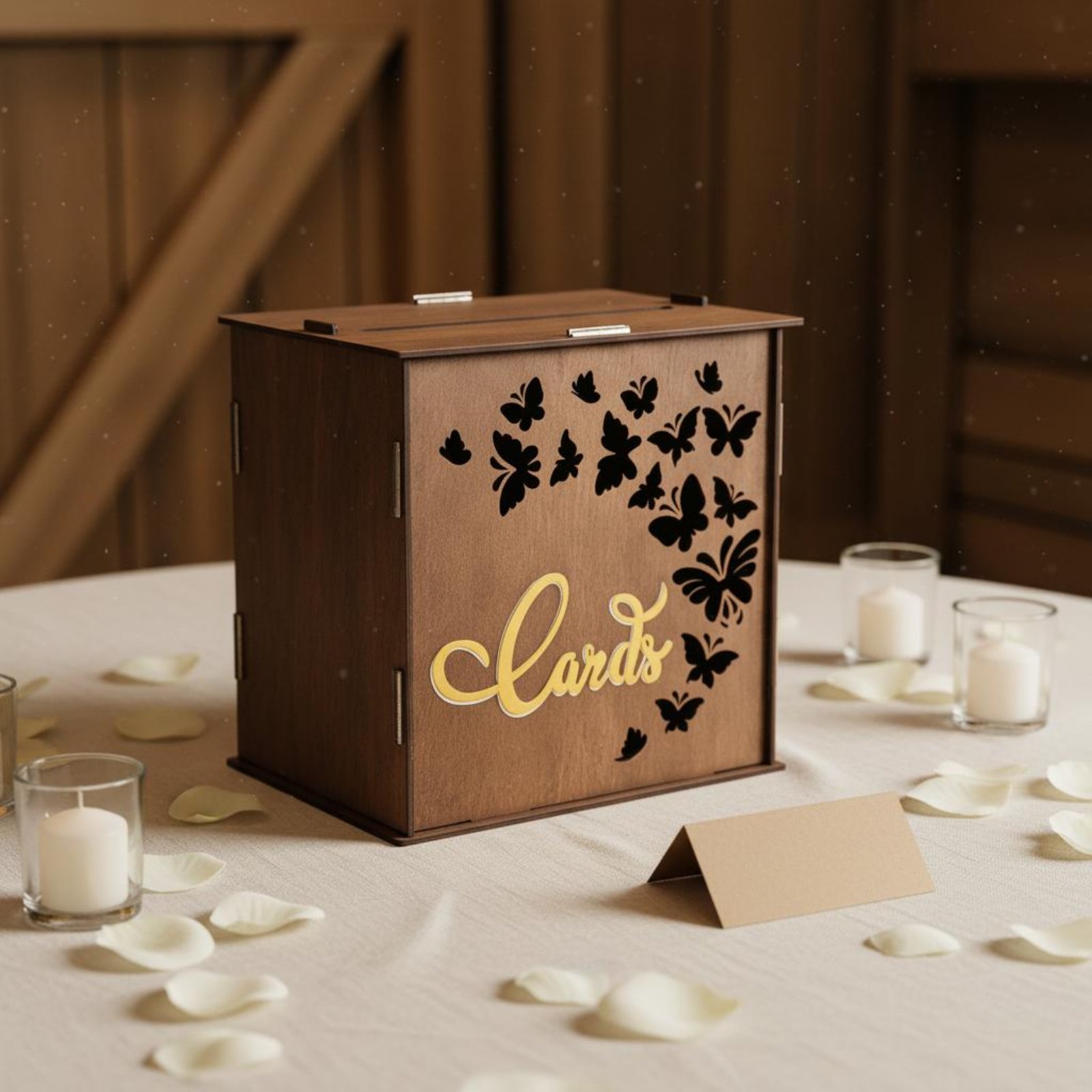 กล่องใส่การ์ดงานแต่งงาน กล่องไ - Wedding Card Box บทวิจารณ์และราคา