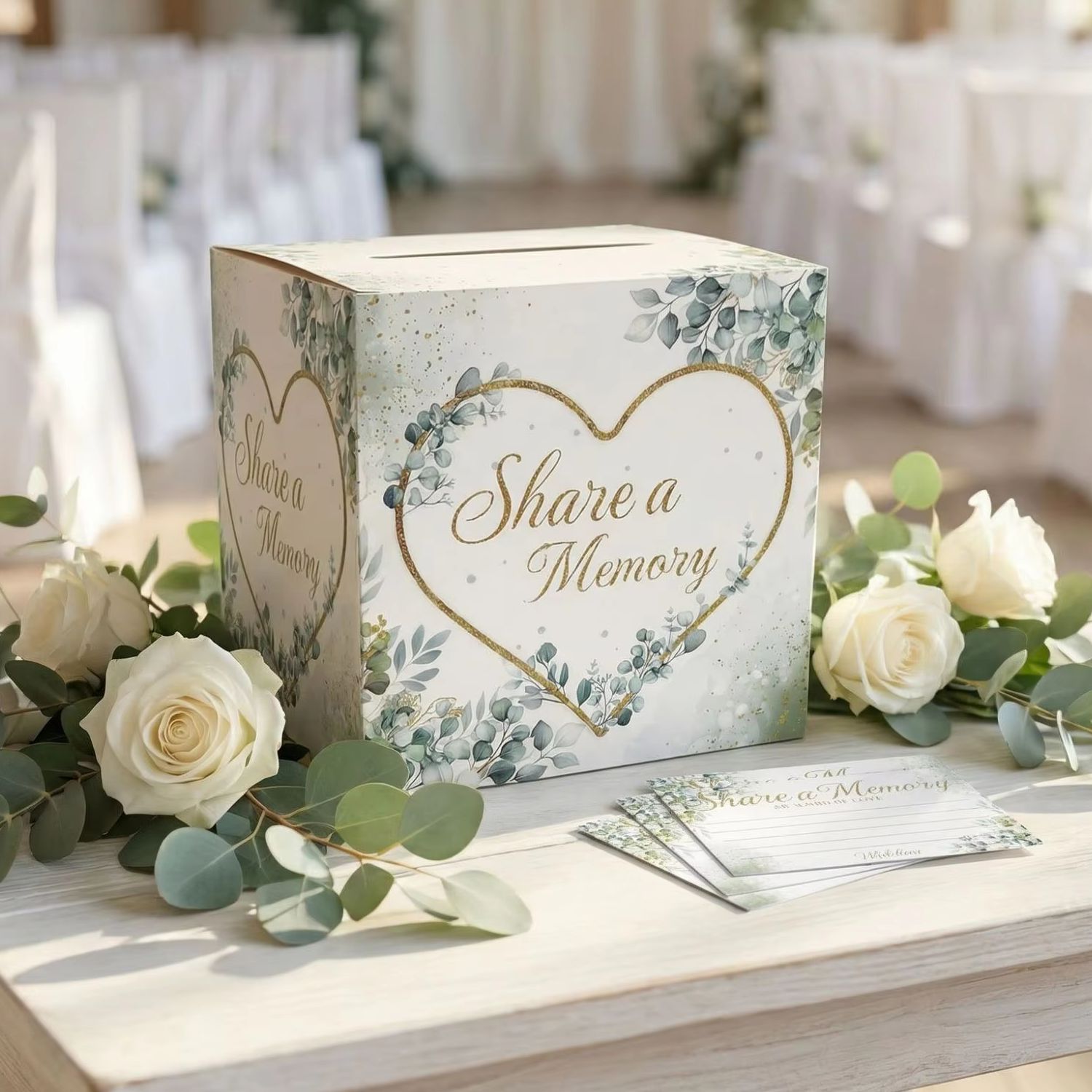 กล่องใส่การ์ดแต่งงานลายดอกไม้ส - Wedding Card Box บทวิจารณ์และราคา