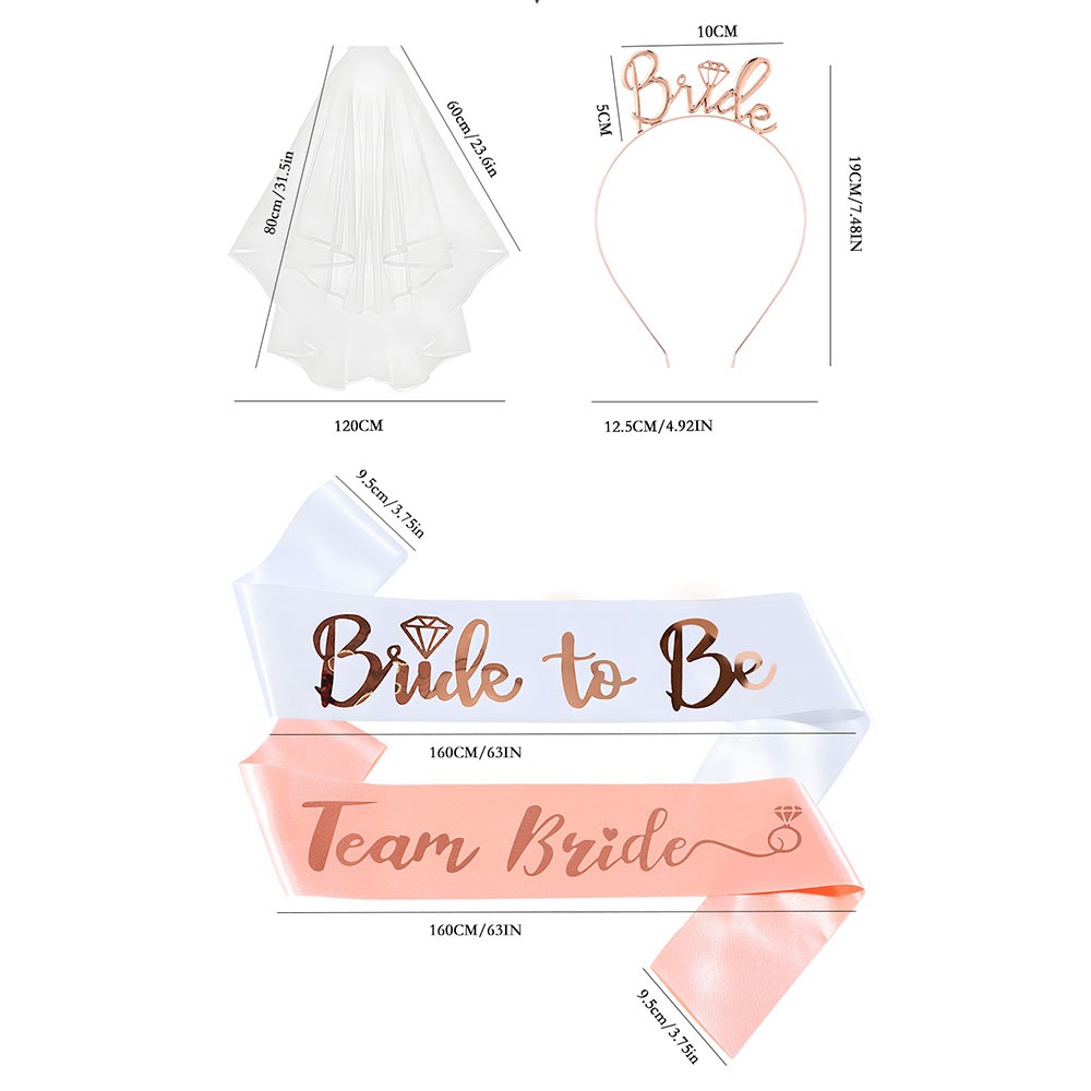 ชุดอุปกรณ์ปาร์ตี้สละโสด 13 ชิ้ - Bride Tribe Sash บทวิจารณ์และราคา