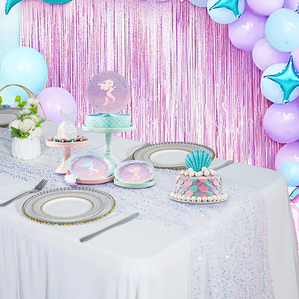ผ้าปูโต๊ะประดับเลื่อม 1 แพ็ค ป - Table Runner Sequin บทวิจารณ์และราคา