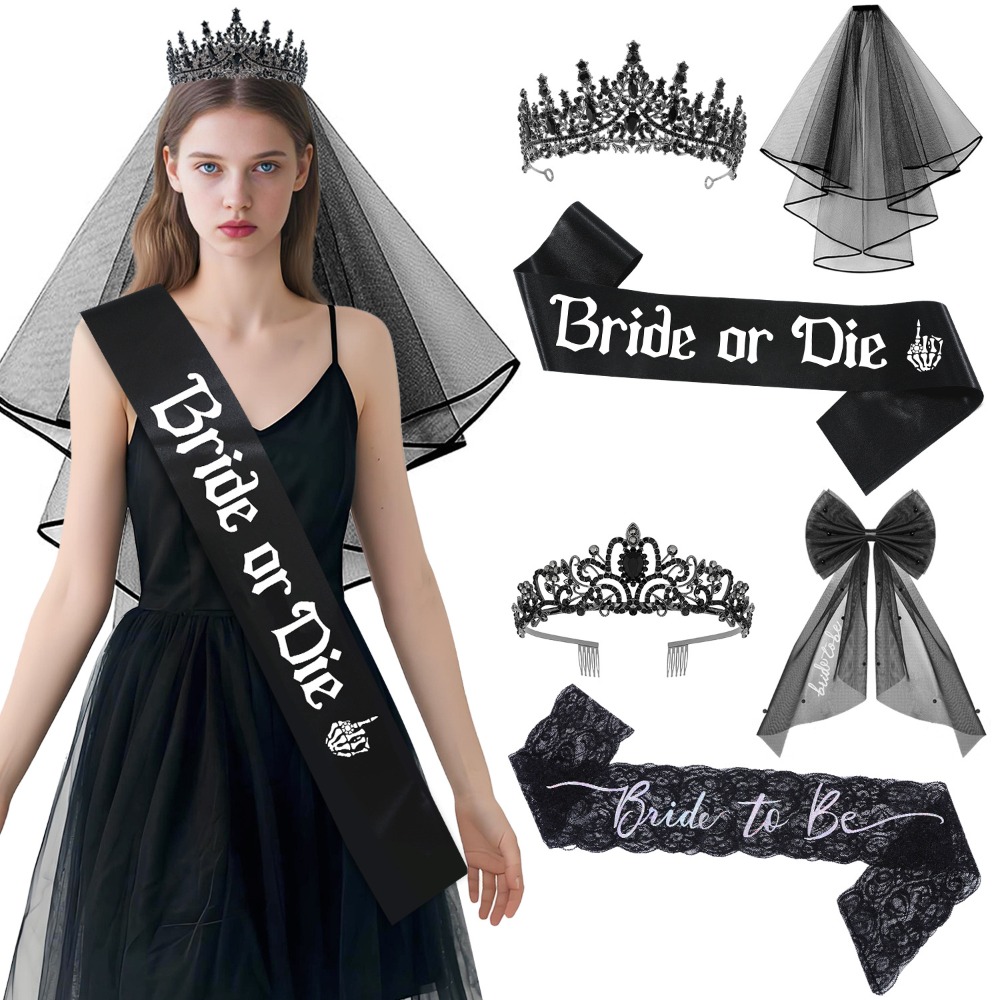 ชุดอุปกรณ์ตกแต่งงานปาร์ตี้สละโ - Bride Tribe Sash บทวิจารณ์และราคา