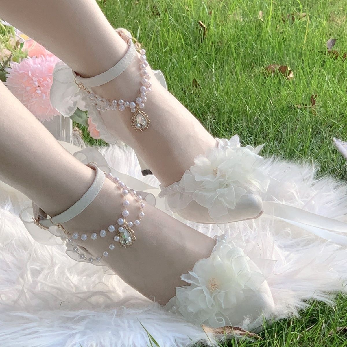 รองเท้าส้นสูงผู้หญิง รองเท้าส้ - Wedding Dress Supply บทวิจารณ์และราคา