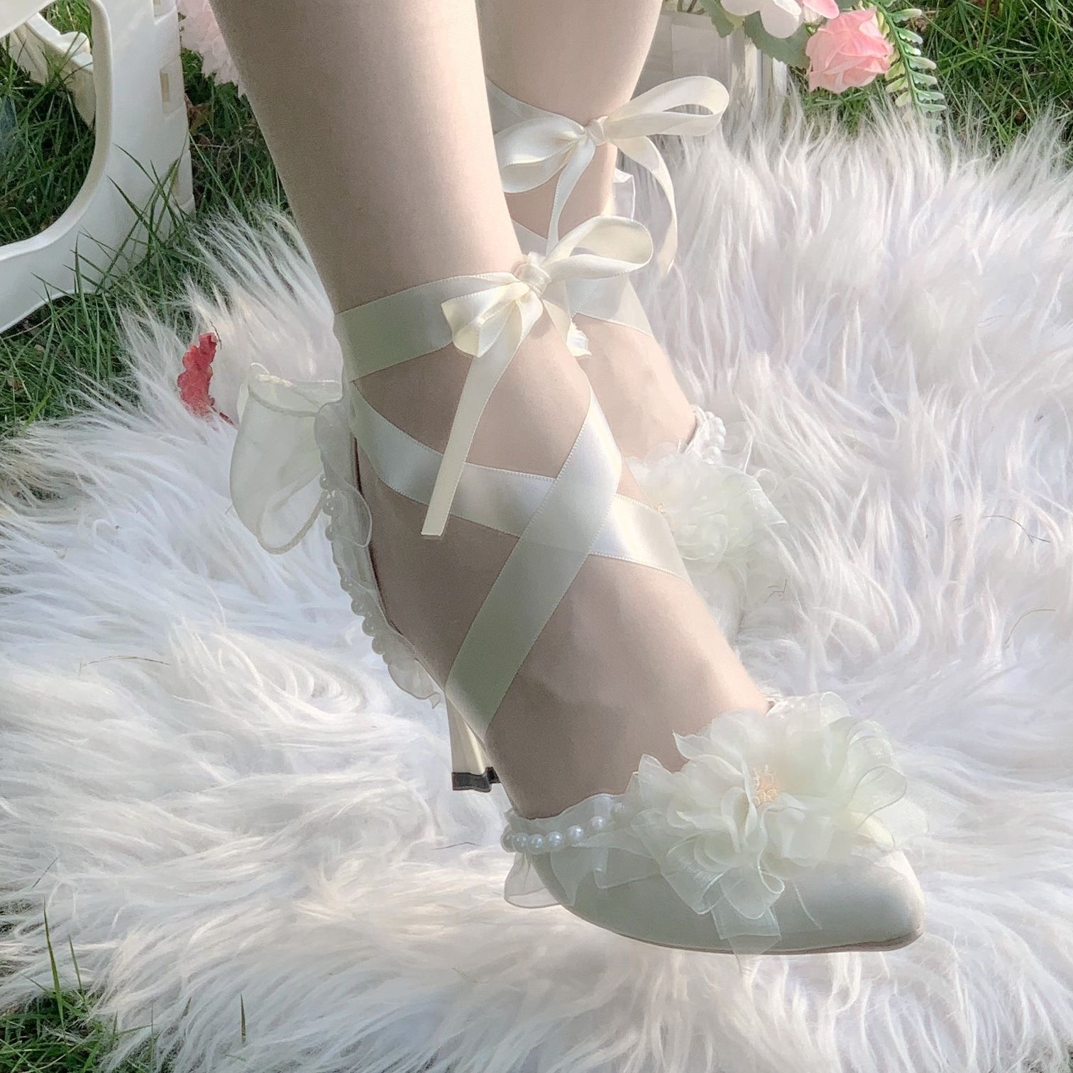 รองเท้าส้นสูงผู้หญิง รองเท้าส้ - Wedding Dress Supply บทวิจารณ์และราคา