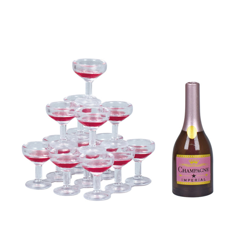 แก้วไวน์จิ๋ว แก้วแชมเปญ ตกแต่ง - Champagne Tower Set บทวิจารณ์และราคา