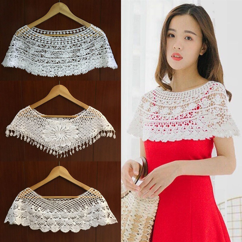 ผ้าคลุมไหล่ถักสำหรับผู้หญิง ผ้ - Wedding Dress Supply บทวิจารณ์และราคา