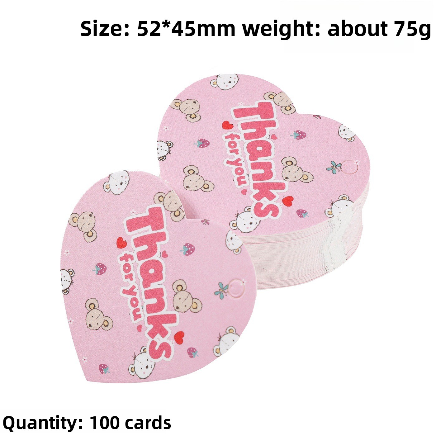 ป้ายขอบคุณ 100 ชิ้น รูปหัวใจ ส - Wedding Supply Decor บทวิจารณ์และราคา