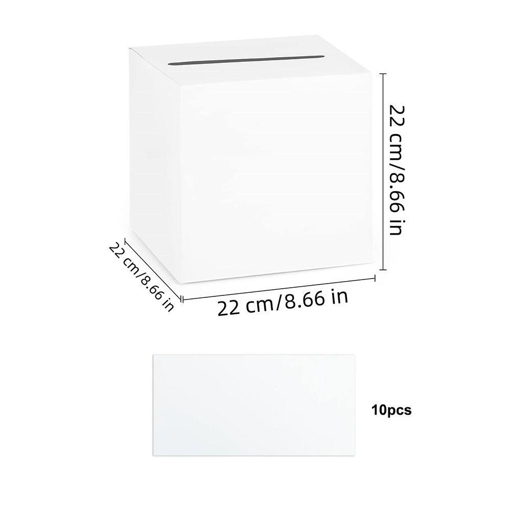 กล่องการ์ดแต่งงานสีขาวดำสุดสร้ - Wedding Card Box บทวิจารณ์และราคา